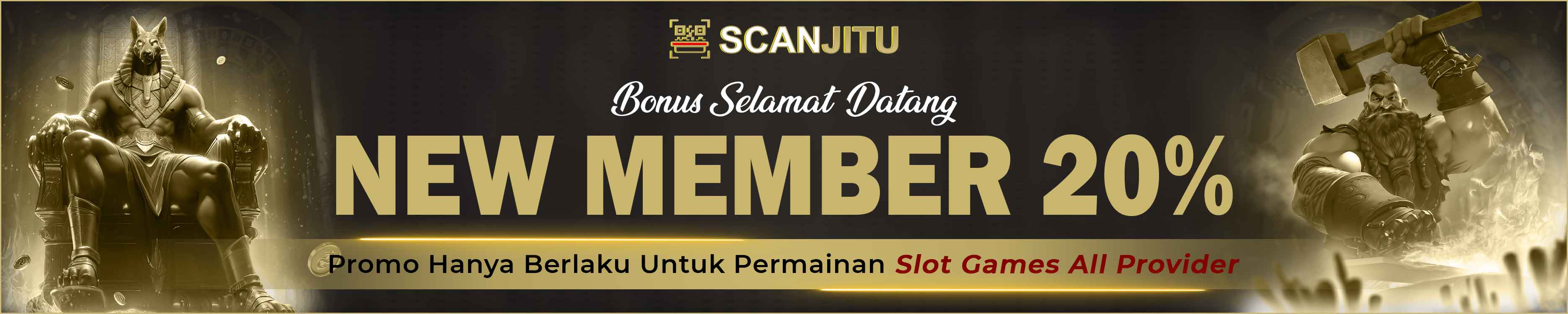 Scanjitu > Bonus New Member Slot 20%