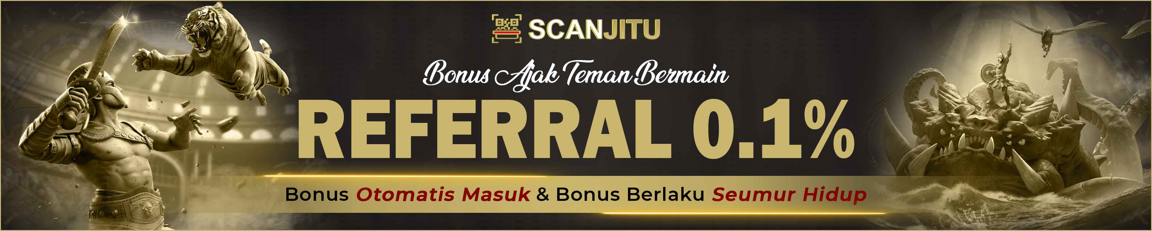 Scanjitu  > Bonus Referral 0.1% Seumur Hidup